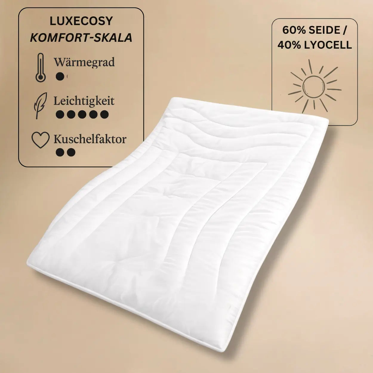 2. Wahl Seiden Lyocell Sommerdecke 135x200 cm